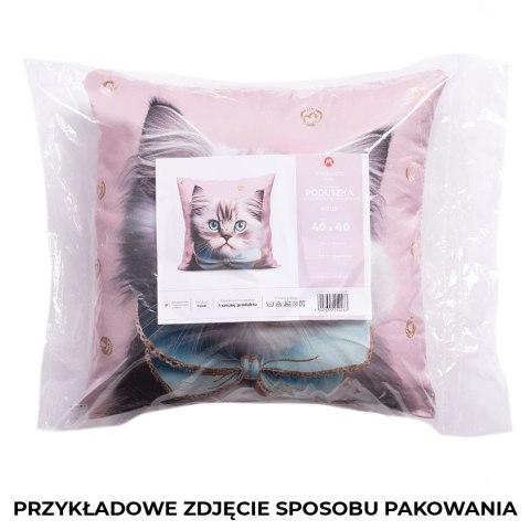 KOT Poduszka z wypełnieniem silikonowym dwustronna MICROFIBRA, 40x40cm, kolor 001 (do wyczerpania zapasu) T00012/SIL/001/040040/ KOT Poduszka z wypełnieniem silikonowym dwustronna MICROFIBRA, 40x40cm, kolor 001 (do wyczerpania zapasu) T00012/SIL/001/040040/