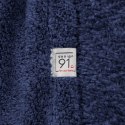 Koc narzuta na fotel typu flano 70x160 granatowy z mikrofibry miękki Lori D91 Koc narzuta na fotel typu flano 70x160 granatowy z mikrofibry miękki Lori D91