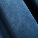 Komplet zasłon 2szt 140x250 Darla granatowy welurowy na przelotkach Komplet zasłon 2szt 140x250 Darla granatowy welurowy na przelotkach