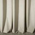 Komplet zasłon 2szt 140x250 Darla kremowy welurowy na przelotkach Komplet zasłon 2szt 140x250 Darla kremowy welurowy na przelotkach