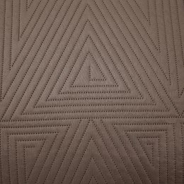 Narzuta dekoracyjna 160x220 Trio brązowa geometryczna I25