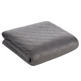 Narzuta dekoracyjna 170x210 Luiz 5 srebrna welurowa D91