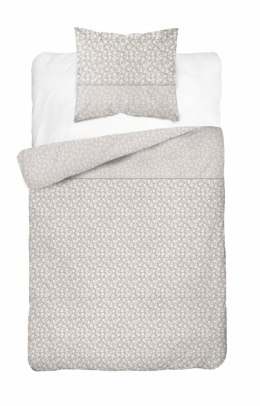Pościel bawełniana 140x200 Beżowa w drobne kwiatki - romantyczny wzór, 100% bawełna - 5336 B - Soft Meadow