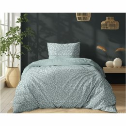 Pościel bawełniana 140x200 Miętowa w drobne kwiatki - romantyczny wzór, 100% bawełna - 5336 A - Soft Meadow