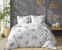 Pościel bawełniana 160x200 Biała w pudrowe róże - romantyczny motyw, 100% bawełna - 5342 B - Soft Meadow