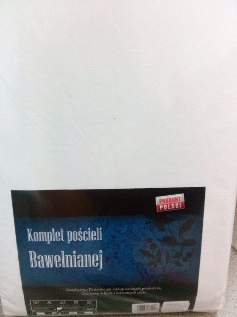Pościel bawełniana 160x200 Jednobarwna Biała Nowość Pościel bawełniana 160x200 Jednobarwna Biała Nowość