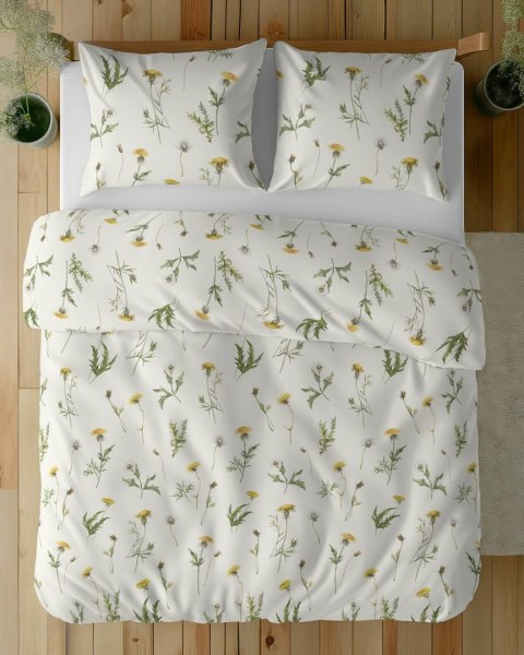 Pościel bawełniana 180x200 Kremowa w dmuchawce - delikatny łąkowy wzór, 100% bawełna - 5339 A - Soft Meadow Pościel bawełniana 180x200 Kremowa w dmuchawce - delikatny łąkowy wzór, 100% bawełna - 5339 A - Soft Meadow