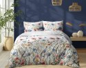 Pościel bawełniana 220x200 Biała w letnie łąkowe kwiaty - kolorowa pościel w stylu boho, 100% bawełna - 5341 A - Soft Meadow Pościel bawełniana 220x200 Biała w letnie łąkowe kwiaty - kolorowa pościel w stylu boho, 100% bawełna - 5341 A - Soft Meadow