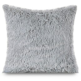 Poszewka dekoracyjna 40x40 Yeti włochacz szara futrzak