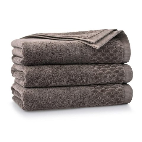 Ręcznik Carlo AG 50x100 brązowy taupe 8549/587 500g/m2 Ręcznik Carlo AG 50x100 brązowy taupe 8549/587 500g/m2