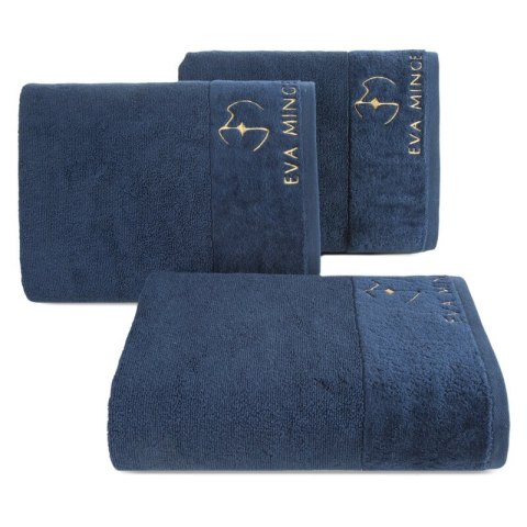 Ręcznik Gaja 70x140 granatowy frotte 550 g/m2 frotte Eva Minge Eurofirany Ręcznik Gaja 70x140 granatowy frotte 550 g/m2 frotte Eva Minge Eurofirany