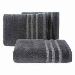 Ręcznik Judy 50x90 czarny 500g/m2 Eurofirany