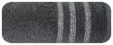 Ręcznik Judy 70x140 czarny 500g/m2 Eurofirany