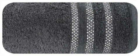 Ręcznik Judy 70x140 czarny 500g/m2 Eurofirany