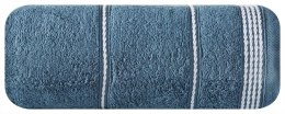 Ręcznik Mira 70x140 niebieski 10 ciemny frotte 500 g/m2 Eurofirany
