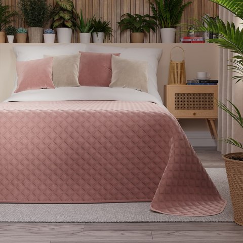 VELVI Narzuta dekoracyjna, rozmiar 170x210cm, kolor 013 ciemny pudowy różowy VELVI0/NAP/013/170210/1 VELVI Narzuta dekoracyjna, rozmiar 170x210cm, kolor 013 ciemny pudowy różowy VELVI0/NAP/013/170210/1