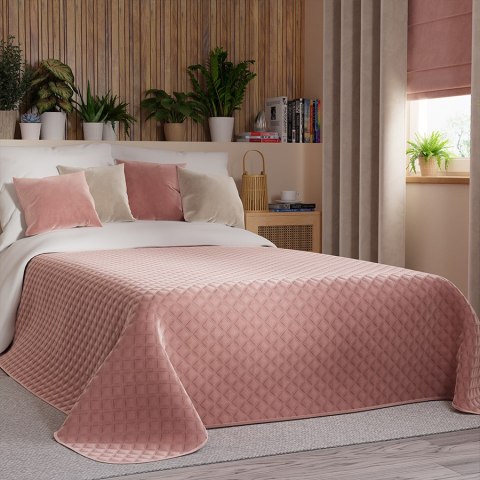 VELVI Narzuta dekoracyjna, rozmiar 170x210cm, kolor 013 ciemny pudowy różowy VELVI0/NAP/013/170210/1 VELVI Narzuta dekoracyjna, rozmiar 170x210cm, kolor 013 ciemny pudowy różowy VELVI0/NAP/013/170210/1