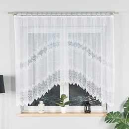 VIOLETTA Firanka żakardowa gotowa, szerokość 250 x wysokość 150cm, kolor 001 biały 001539/FBL/001/250150/1