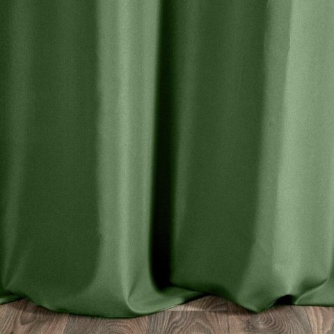 Zasłona 140x250 Rita zielona ciemna gotowa na przelotkach Eurofirany Zasłona 140x250 Rita zielona ciemna gotowa na przelotkach Eurofirany