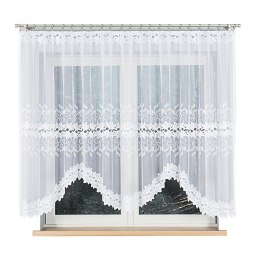 BASTIA Firanka żakardowa gotowa, szerokość 300 x wysokość 150cm, kolor 001 biały 648107/FBL/001/300150/1