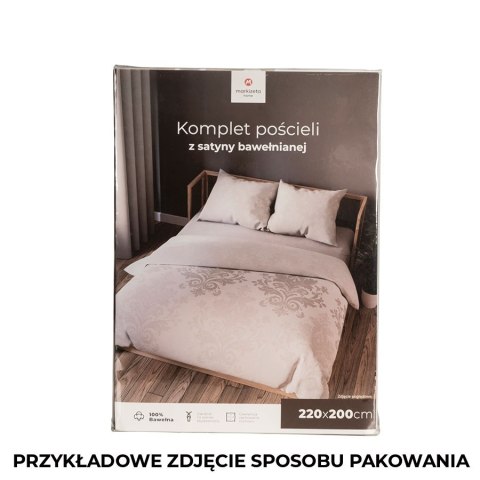GRACE Komplet pościeli z bawełny satynowej 160x200cm 100056/SAT/000/160200/1 GRACE Komplet pościeli z bawełny satynowej 160x200cm 100056/SAT/000/160200/1