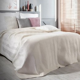 Narzuta dekoracyjna 220x240 Sofia kremowa welurowa Eurofirany
