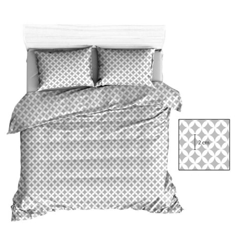 Pościel bawełniana 150x200 R141 szara maroko białe 208N 1 poszewka 50x60 Pościel bawełniana 150x200 R141 szara maroko białe 208N 1 poszewka 50x60