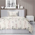 Pościel satynowa 140x200 kremowa różowa zielona kwiaty 5091 A Home Satin 11 Pościel satynowa 140x200 kremowa różowa zielona kwiaty 5091 A Home Satin 11