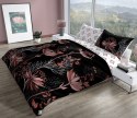 Pościel satynowa 160x200 Pure Sateen 010 czarna pudrowa kwiaty Faro Pościel satynowa 160x200 Pure Sateen 010 czarna pudrowa kwiaty Faro