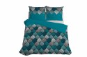 Pościel satynowa 220x200 Orientalna mozaika turkusowa 5226 A Home Satin 41