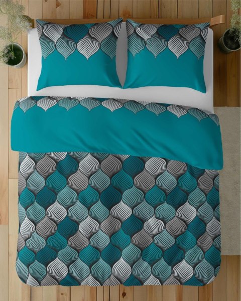 Pościel satynowa 220x200 Orientalna mozaika turkusowa 5226 A Home Satin 41 Pościel satynowa 220x200 Orientalna mozaika turkusowa 5226 A Home Satin 41