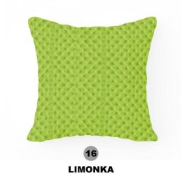Poszewka dekoracyjna 40x40 Minky limonka 16