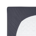 Prześcieradło jersey z gumką 160x200 antracytowe 041 Constance KARO Prześcieradło jersey z gumką 160x200 antracytowe 041 Constance KARO
