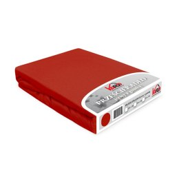 Prześcieradło jersey z gumką 160x200 czerwone 029 Constance KARO