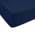 Prześcieradło jersey z gumką 160x200 granatowe 026 Constance KARO Prześcieradło jersey z gumką 160x200 granatowe 026 Constance KARO