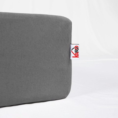 Prześcieradło jersey z gumką 160x200 szare 037 Constance KARO Prześcieradło jersey z gumką 160x200 szare 037 Constance KARO