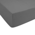 Prześcieradło jersey z gumką 160x200 szare 037 Constance KARO Prześcieradło jersey z gumką 160x200 szare 037 Constance KARO