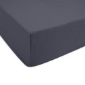 Prześcieradło jersey z gumką 180x200 antracytowe 041 Constance KARO Prześcieradło jersey z gumką 180x200 antracytowe 041 Constance KARO