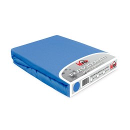 Prześcieradło jersey z gumką 180x200 chabrowe 011 Constance KARO