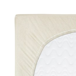 Prześcieradło jersey z gumką 180x200 ecru 022 Constance KARO