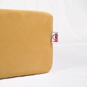 Prześcieradło jersey z gumką 180x200 musztardowe 042 Constance KARO Prześcieradło jersey z gumką 180x200 musztardowe 042 Constance KARO