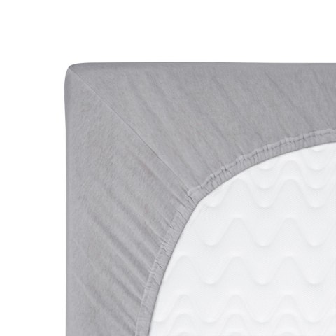 Prześcieradło jersey z gumką 180x200 popielate 024 Constance KARO Prześcieradło jersey z gumką 180x200 popielate 024 Constance KARO