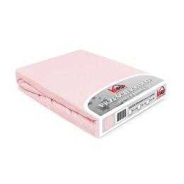 Prześcieradło jersey z gumką 180x200 różowe pudrowe 006 Constance KARO