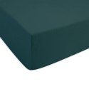 Prześcieradło jersey z gumką 180x200 zielone butelkowe 036 Constance KARO Prześcieradło jersey z gumką 180x200 zielone butelkowe 036 Constance KARO