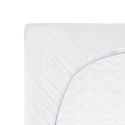 Prześcieradło jersey z gumką 220x200 białe 001 Constance KARO Prześcieradło jersey z gumką 220x200 białe 001 Constance KARO