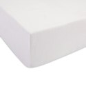 Prześcieradło jersey z gumką 220x200 białe 001 Constance KARO Prześcieradło jersey z gumką 220x200 białe 001 Constance KARO