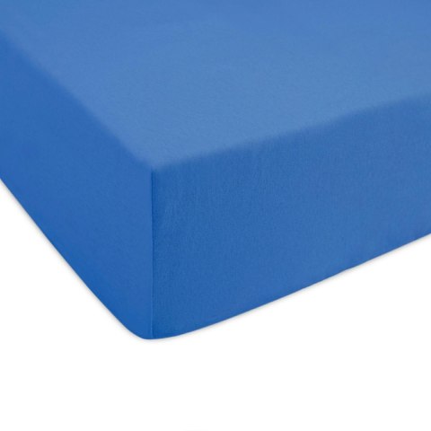 Prześcieradło jersey z gumką 220x200 chabrowe 011 Constance KARO Prześcieradło jersey z gumką 220x200 chabrowe 011 Constance KARO
