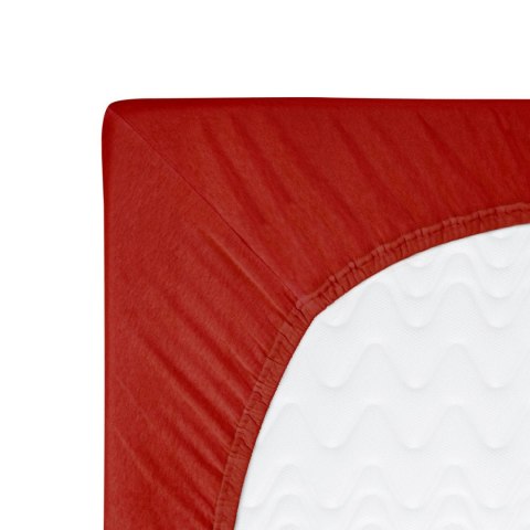 Prześcieradło jersey z gumką 220x200 czerwone 029 Constance KARO Prześcieradło jersey z gumką 220x200 czerwone 029 Constance KARO