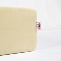 Prześcieradło jersey z gumką 220x200 kremowe 019 Constance KARO Prześcieradło jersey z gumką 220x200 kremowe 019 Constance KARO