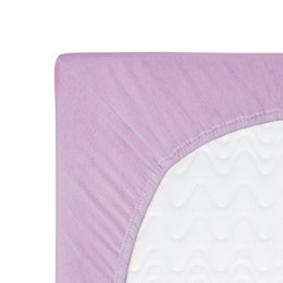 Prześcieradło jersey z gumką 220x200 wrzosowe 016 Constance KARO